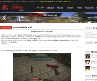 Albianonline.fr(Albianonline) Screenshot