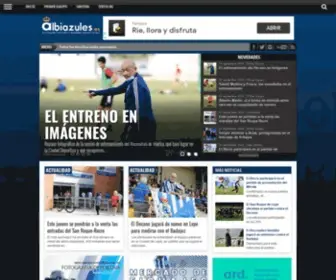 Albiazules.es(La actualidad del Decano con un solo clic) Screenshot