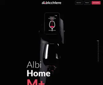 Albicchiere.com(The smart wine dispenser) Screenshot