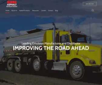 Albina.com(Improving the road ahead) Screenshot