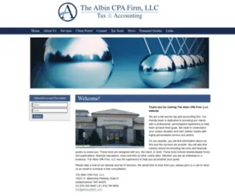 AlbincPafirm.com(The Albin CPA Firm) Screenshot