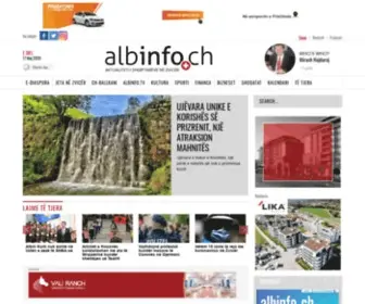 Albinfo.ch(Lajmet e Fundit) Screenshot