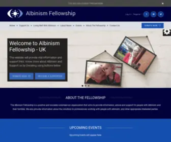 Albinism.org.uk(Albinism Fellowship UK and Ireland) Screenshot