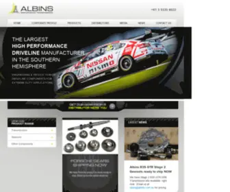 Albins.com.au(⚙) Screenshot