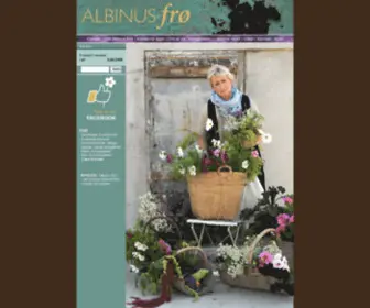 Albinusfroe.dk(Frø) Screenshot