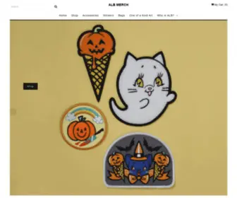 Albinwonderland.com(ALB Merch) Screenshot