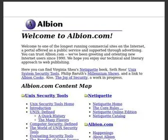 Albion.com(Albion) Screenshot