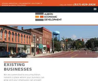 Albionedc.org(Albion Economic Development Corporation) Screenshot