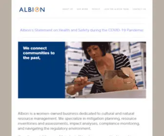 Albionenvironmental.com(Albion) Screenshot