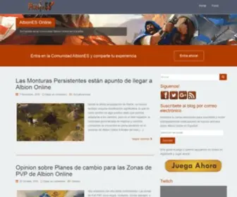 Albiones.com(Tu Fansite de la Comunidad Albion Online en Espa) Screenshot