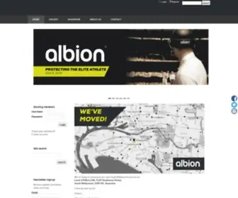 Albionsports.com(Albion) Screenshot