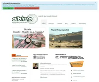 Albireotopografia.es(Representacion gráfica alternativa) Screenshot