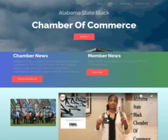 Alblackcc.org(Alabama State Black Chamber of Commerce) Screenshot