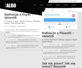 Albo-Albo.pl(Pomoc naukowa) Screenshot
