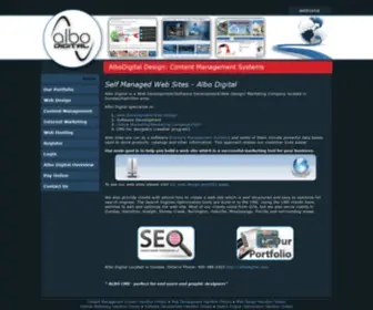 Albodigital.com(Content Management System) Screenshot