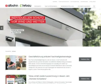 Albohn.de(Fenster, Türen, Vordach, Wintergarten, bestellen, kaufen) Screenshot