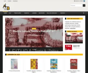 ALB.org.br(Associação de Leitura do Brasil) Screenshot