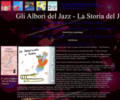 Alborideljazz.eu(Gli Albori del Jazz) Screenshot
