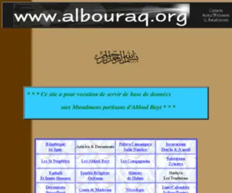 Albouraq.org(Islam) Screenshot