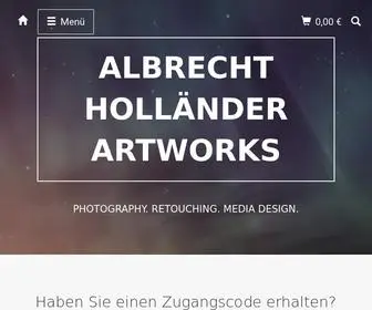 Albrecht-Hollaender-Artworks.com(Portrait, Landschaft, Photoshop) Screenshot