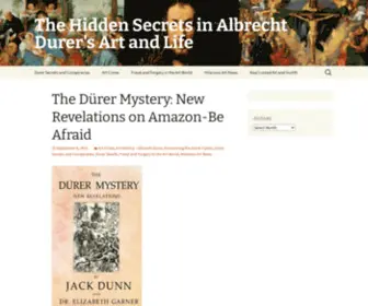 Albrechtdurerblog.com(Hidden Secrets in Albrecht Durer Art) Screenshot