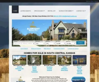 Albright-Realty.com(A Winfield Real Estate Company) Screenshot