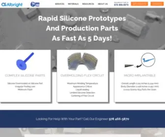 Albright1.com(Silicone Molding) Screenshot