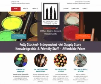 Albrightartsupply.com(Albright Art Supply + Gift) Screenshot