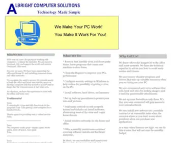 Albrightcs.com(Expertise in the areas of firewalls) Screenshot