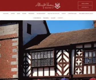 Albrighthussey.co.uk(Country Manor Hotel near Shrewsbury) Screenshot