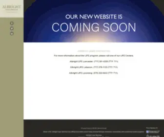 Albrightlife.org(Albright LIFE Centers) Screenshot