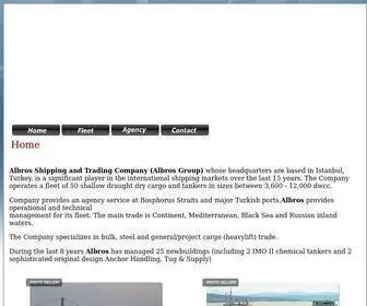 Albros.com.tr(Albros Shipping & Trading) Screenshot