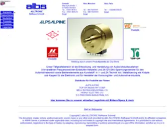 ALBS.de(Albs ALLTRONIC Balthasar Schmidt) Screenshot