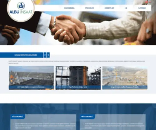 Albuinsaat.com.tr(Albü Construction) Screenshot