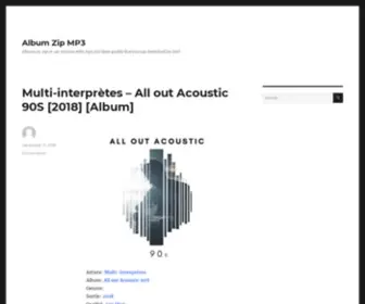 AlbumZipMP3.com(AlbumZipMP3) Screenshot