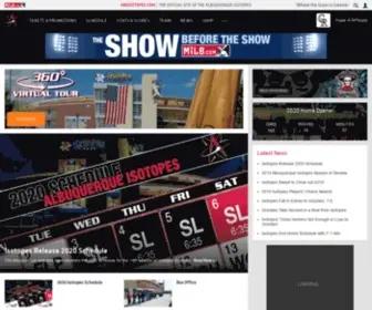 Albuquerquebaseball.com(Albuquerquebaseball) Screenshot