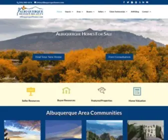 Albuquerquehomes.com(Albuquerque Homes) Screenshot