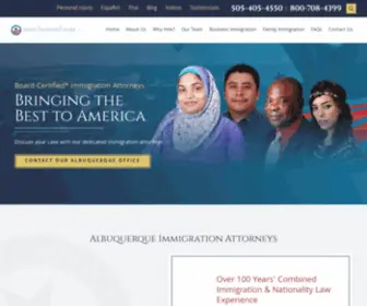 Albuquerqueimmigration.com(IIS Windows Server) Screenshot