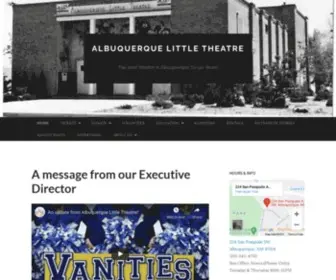 Albuquerquelittletheatre.org(Albuquerque Little Theatre) Screenshot