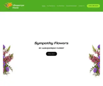 Albuquerqueobituaries.com(Funeral Flowers by Albuquerque Florist) Screenshot