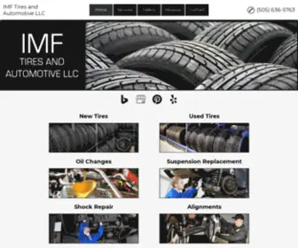 Albuquerquetireshop.com(IMF Tires and Automotive LLC is a Tire Shop in Albuquerque) Screenshot