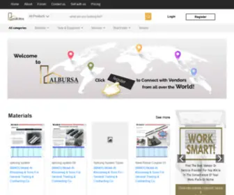 Albursa.com(Construction Materials) Screenshot