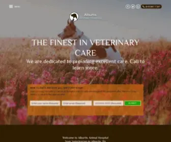 Alburtisanimalhospital.com(Alburtis Animal Hospital) Screenshot