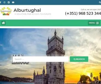 Alburtughal.com(The solution for access to Europe) Screenshot