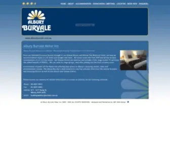 Alburyburvale.com.au(Albury Burvale Motor Inn) Screenshot