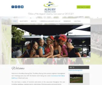 Alburyracing.com.au(Country Racing at its Best) Screenshot