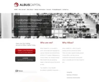 Albus-Capital.com(ALBUS CAPITAL) Screenshot