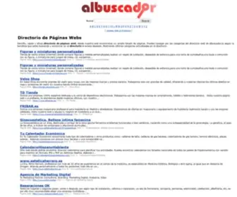 Albuscador.com(DIRECTORIO DE PAGINAS WEB) Screenshot