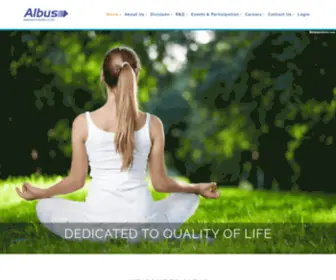 Albushealthcare.com(Life Care Products) Screenshot