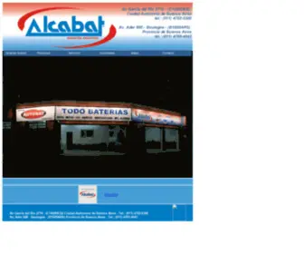 Alcabat.com.ar(Baterias Alcabat) Screenshot